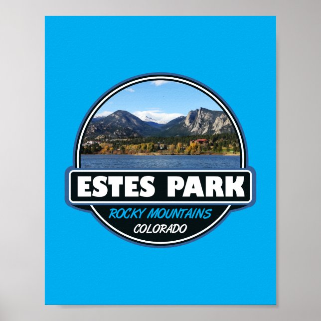 Estes Park Colorado Wandern neben dem Wasser Poster (Vorne)