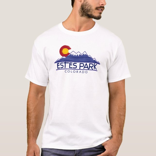 Estes Park Colorado wood mountains shirt (Vorderseite)