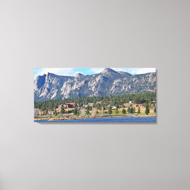 Estes Park View Leinwanddruck (Vorderseite)