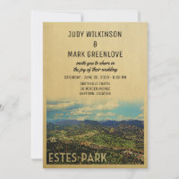Estes Park Wedding Einladung Colorado