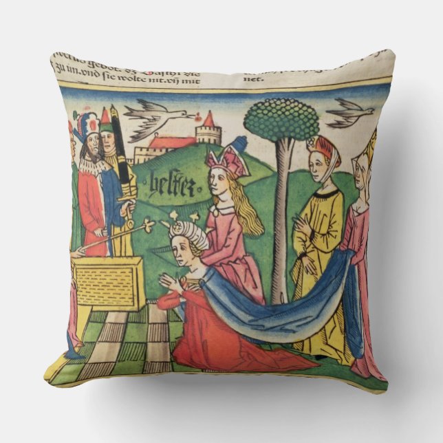 Esther 2 15-18, Esther wird beschlossen, um Kissen (Vorderseite)