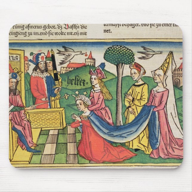 Esther 2 15-18, Esther wird beschlossen, um Mousepad (Vorne)
