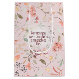 Esther 4:14 Christliche Bibelverse Kunst Mittlere Geschenktüte