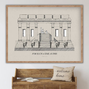 Esther, Für eine Zeit wie diese, Wandkunst, Juden, Poster