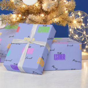 Esther Purim Wrapping Papper 30" Geschenkpapier