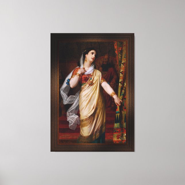Esther von Hugues Merle Leinwanddruck (Vorderseite)