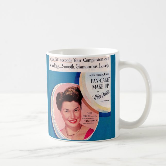 Esther Williams-Make-upanzeige 1951 Kaffeetasse (Rechts)
