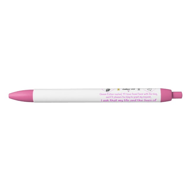 Esther's Miracle Pen - rosa Kugelschreiber (Vorderseite)