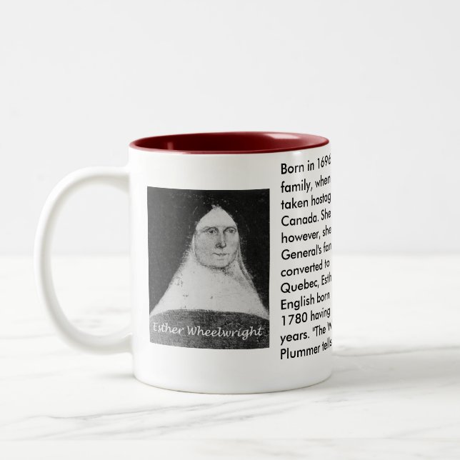 Estherwheelwright-Tasse Zweifarbige Tasse (Links)