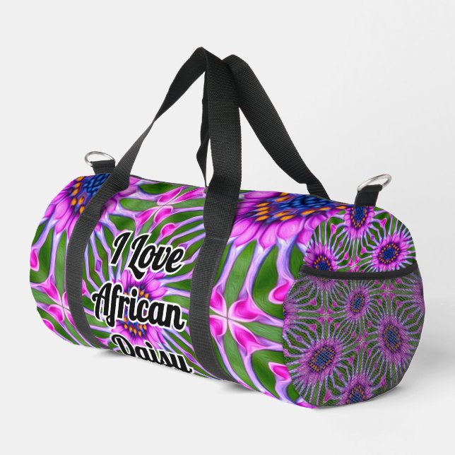 Esthetic Daisy Pattern Duffle Bag (Rechte Ecke)