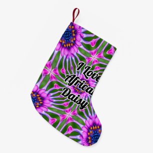 Esthetic Daisy Pattern Kleiner Weihnachtsstrumpf