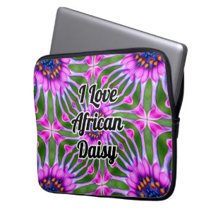 Esthetic Daisy Pattern Laptopschutzhülle
