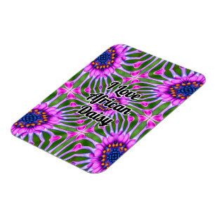 Esthetic Daisy Pattern Magnet