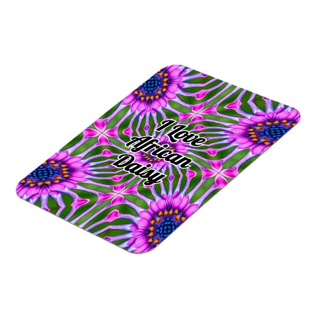 Esthetic Daisy Pattern Magnet (Linke Seite)