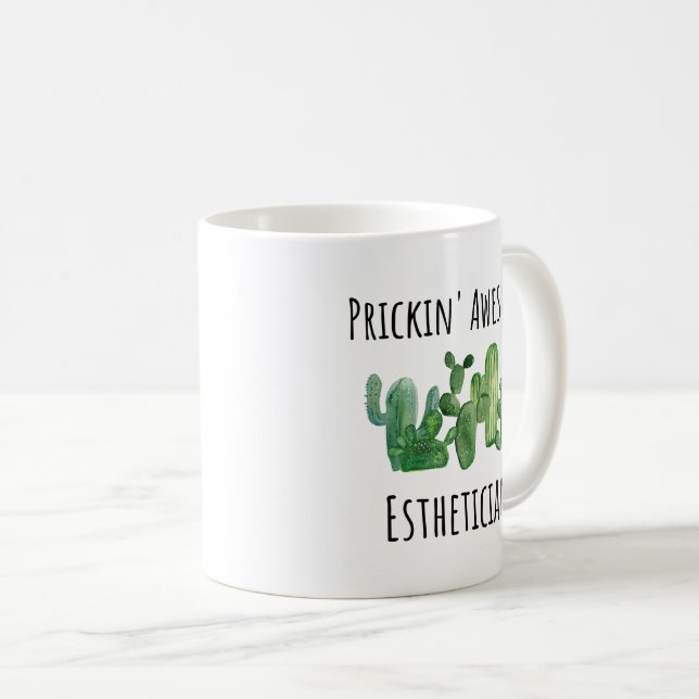 Esthetician Beautician Gift Tasse (VorderseiteRechts)