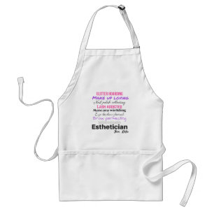 Esthetician für das Leben Schürze