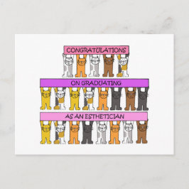 Esthetician Graduate Glückwunsch Postkarte