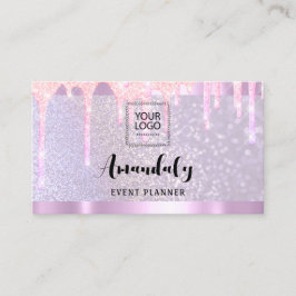 Esthetician Lash Nails Haar QR-Code Logo Rosa Trop Visitenkarte