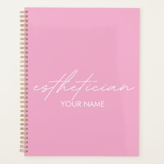 Esthetician Notebook - Personalized Gift Planer (Vorderseite)