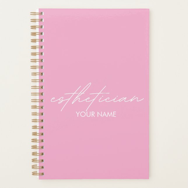 Esthetician Notebook - Personalized Gift Planner (Devant)