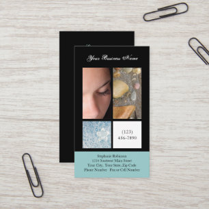 Esthetician opulent de peau de salon de cartes de