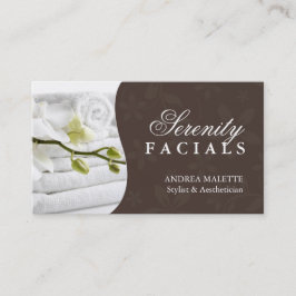 Esthetician-Visitenkarten Terminkarte