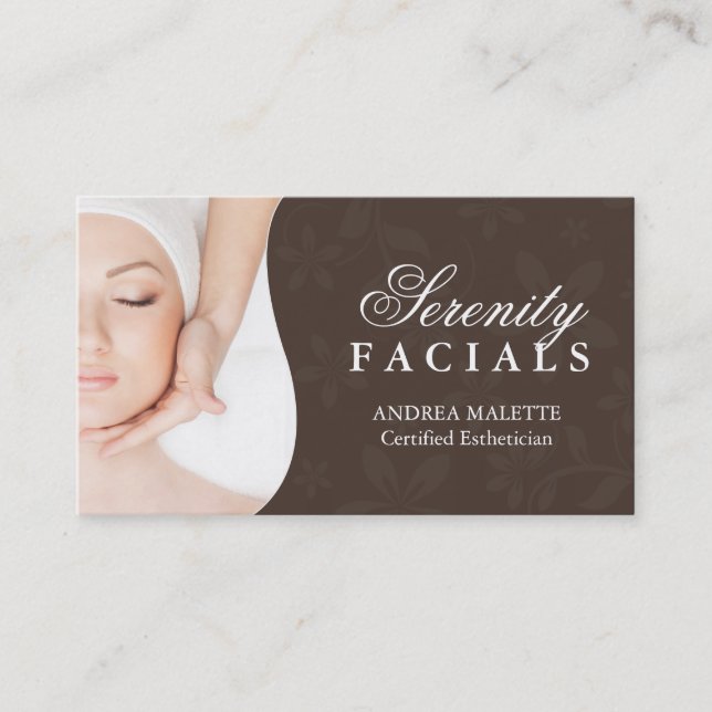 Esthetician-Visitenkarten Terminkarte (Vorderseite)