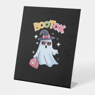 Esthetiker Botox Halloween ästhetische Krankenschw Sockelschild
