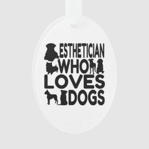 Esthetiker, der Hunde Liebe Ornament