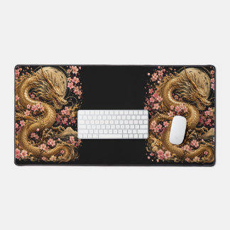 Esthétique Dragon Doré & Fleur de Sakura Gaming D