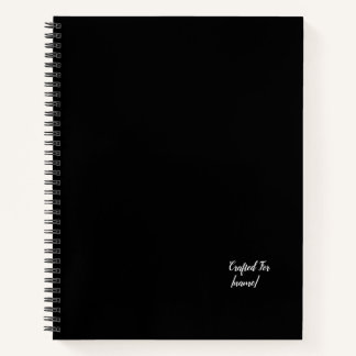 Esthétique Personnalisé Nommé Carnets Spiraux