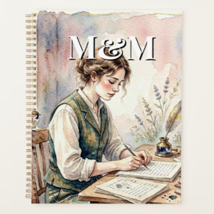 Esthétique Poète, Monogramme Aquarelle Fantaisie O