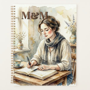 Esthétique Poète, Monogramme Aquarelle Fantaisie O