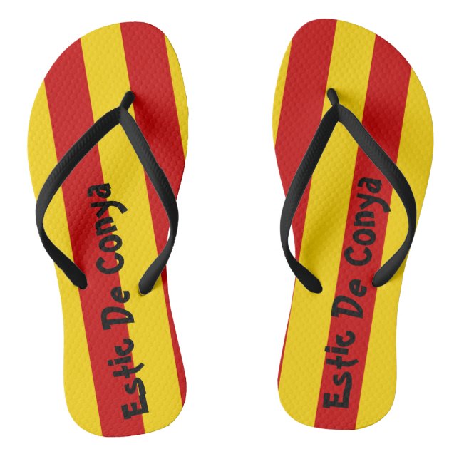 Estic von conya Hausschuhe Flip Flops (Fußbett)