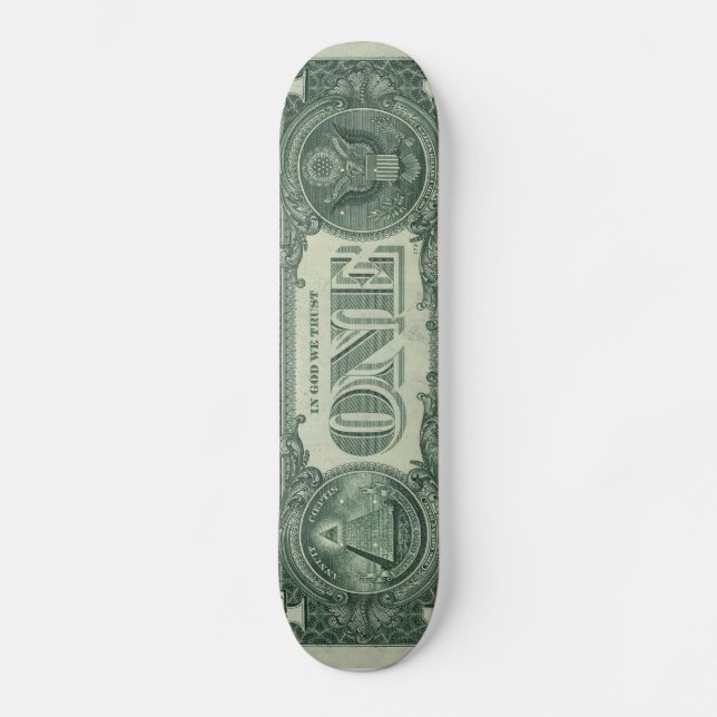 Estilo: 7/8" 1 DOLLAR-DESIGN Skateboard (Vorderseite)