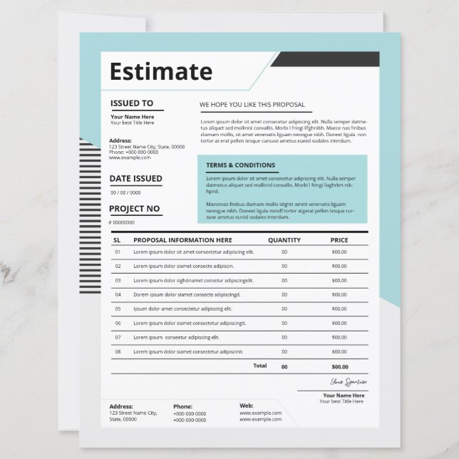 Estimation et bref Modèle (Dos)