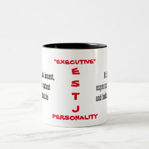 ESTJ Persönlichkeits-Tasse Zweifarbige Tasse