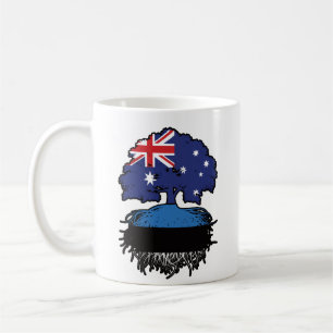 Estland Australien Tree Roots Kaffeetasse