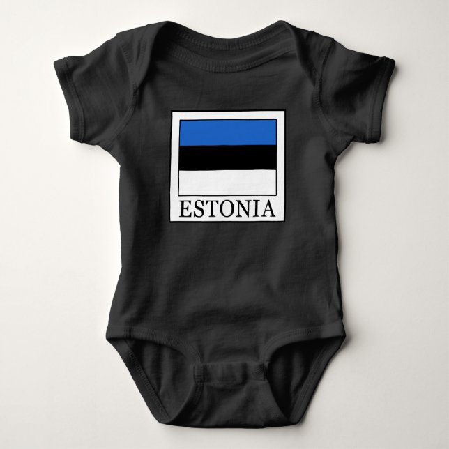 Estland Baby Strampler (Vorderseite)