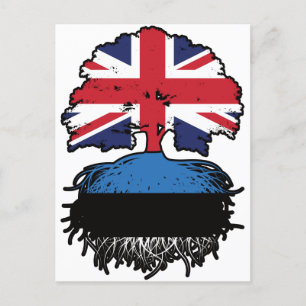 Estland British UK Vereinigtes Königreich Postkarte