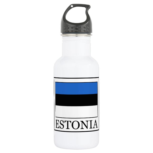 Estland Edelstahlflasche (Vorderseite)