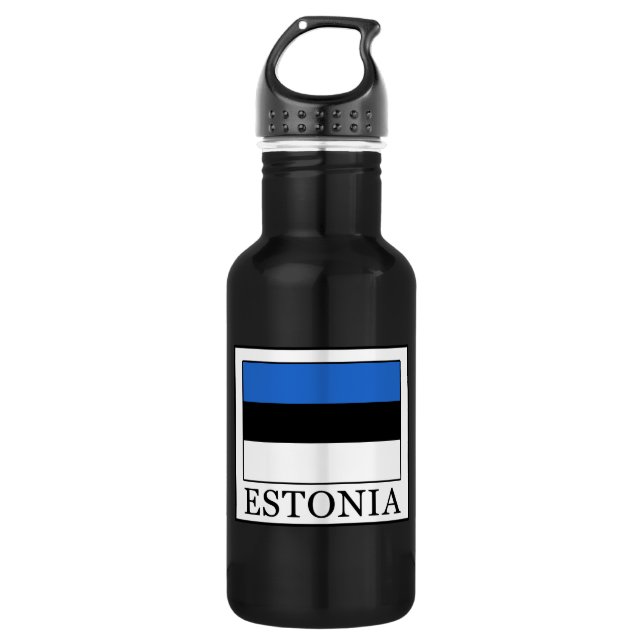 Estland Edelstahlflasche (Vorderseite)