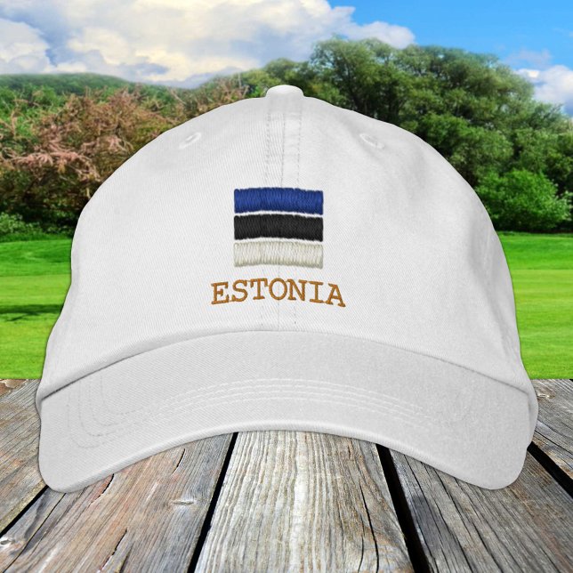 Estland / Estnische Flagge / Patrioten Bestickte Baseballkappe (Von Creator hochgeladen)