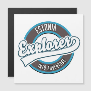Estland Explorer in ein Abenteuer Magnetkarte