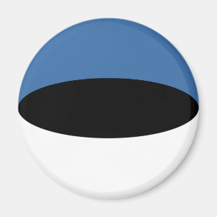 Estland Fischaugen-Flagge-Magnet Magnet