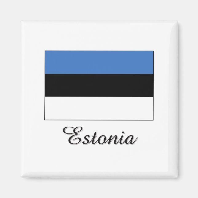 Estland-Flag Magnet (Vorne)