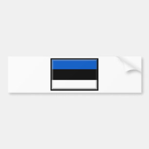 Estland-Flagge Autoaufkleber