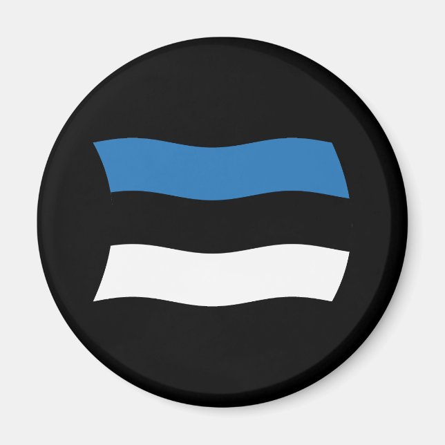 Estland Flagge Magnet (Vorne)