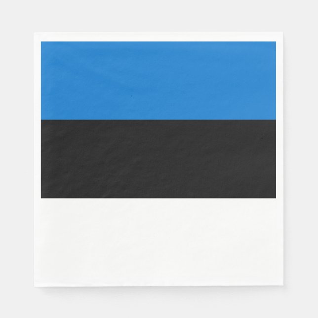 Estland-Flagge Serviette (Vorderseite)