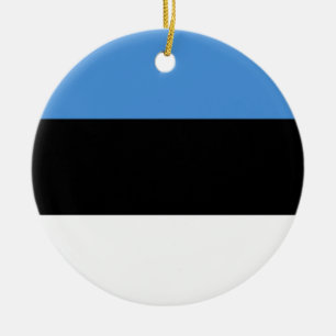 Estland-Flaggen-Verzierung Keramikornament